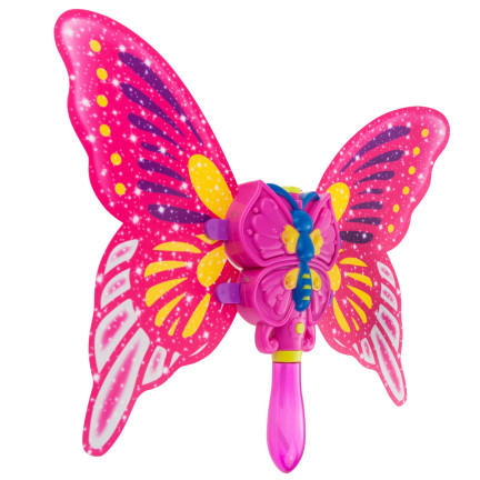 TG60428 SEIFENBLASENMACHER MACHT BLASEN LEUCHTEN SPIELT SCHMETTERLING