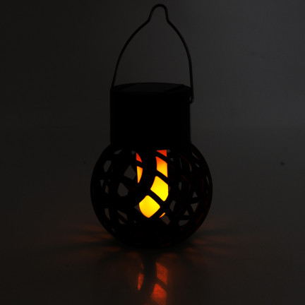 TG60446 SOLAR FACKEL LAMPE LED HÄNGELATERNE ATMOSPHÄRE LOFT DURCHBROCHEN