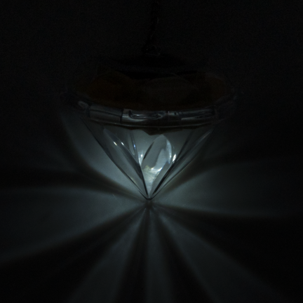 TG60449 DIAMANT GARDEN SOLAR LAMP DECORATIVE DIAMONDS 4er Set Pendelleuchten