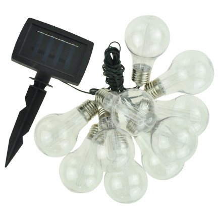 TG60455 GIRLANDA SOLAR-LAMPE SOLAR-Glühbirnen GARTENLEUCHTE FÜR BALKON LICHTKETTE