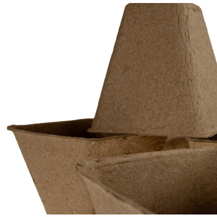 TG60480 TORF TÖPFE P8 BIOLOGISCH ABBAUBAR SETZLINGE 8 CM 18 STÜCK