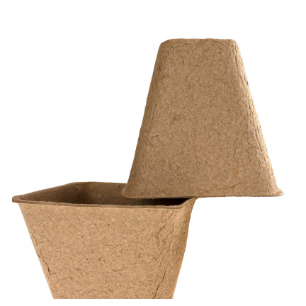 TG60480 TORF TÖPFE P8 BIOLOGISCH ABBAUBAR SETZLINGE 8 CM 18 STÜCK
