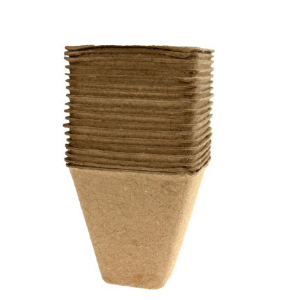 TG60480 TORF TÖPFE P8 BIOLOGISCH ABBAUBAR SETZLINGE 8 CM 18 STÜCK