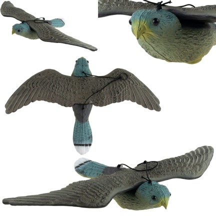 TG60615 FALKE VOGEL ABSCHRECKUNG TAUBE FALKE IM FLUG KÜNSTLICH REALISTISCH