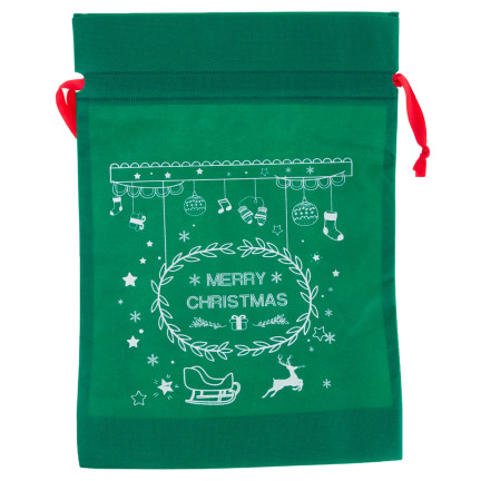TG61382-1 WEIHNACHTSGESCHENK TASCHE GESCHENK TASCHE ECO WRAP GRÜN