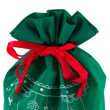 TG61382-1 WEIHNACHTSGESCHENK TASCHE GESCHENK TASCHE ECO WRAP GRÜN