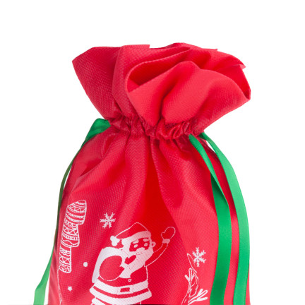 TG61382-2 WEIHNACHTSGESCHENK TASCHE ECO GESCHENK TASCHE ROT
