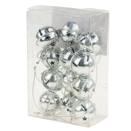 TG61393-1 TOGGLE BOMB TOLLS METALL x12 SILBERE KÄNDERRINGE