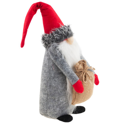 TG63073 Weihnachtsmann bärtiger Wichtel groß 35cm Weihnachtsbaum Wichtel Dekoration