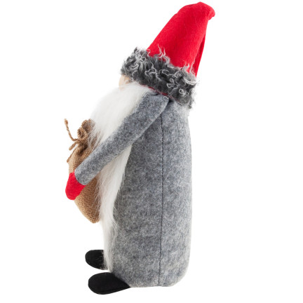 TG63073 Weihnachtsmann bärtiger Wichtel groß 35cm Weihnachtsbaum Wichtel Dekoration