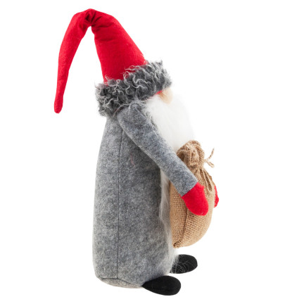 TG63073 Weihnachtsmann bärtiger Wichtel groß 35cm Weihnachtsbaum Wichtel Dekoration