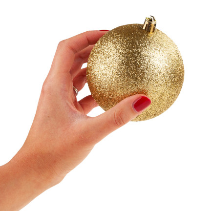 TG63128-2 WEIHNACHTSBAUMKUGELN 10CM 3TLG. SATZ UNZERBRECHLICHE KUGELN WEIHNACHTSBAUMSCHMUCK