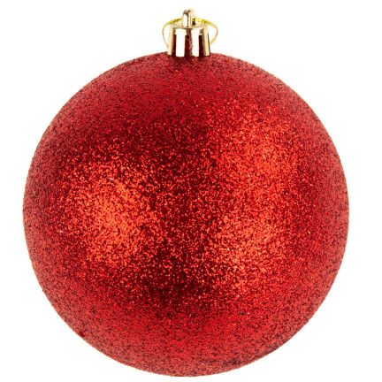 37568-3 rote, bruchsichere Weihnachtskugeln, 5 cm, 12 Stück