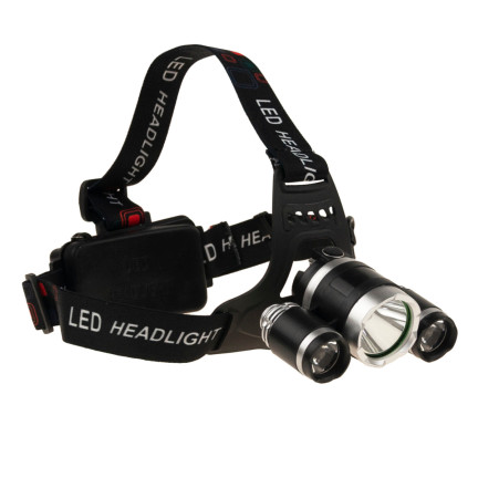 TG63200 ZOOM LED ZOOM CREE XML T6 HEADLIGHT 2 wiederaufladbare Batterien + 2 Ladegeräte