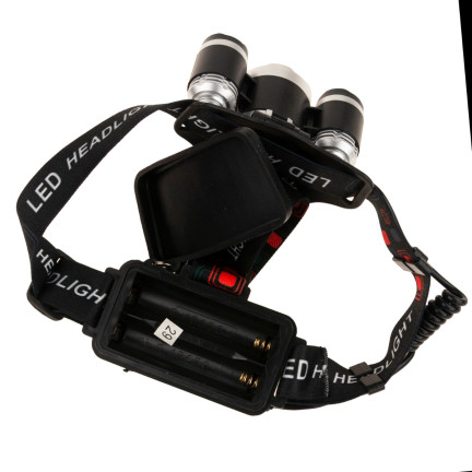 TG63200 ZOOM LED ZOOM CREE XML T6 HEADLIGHT 2 wiederaufladbare Batterien + 2 Ladegeräte