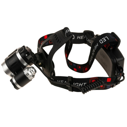 TG63200 ZOOM LED ZOOM CREE XML T6 HEADLIGHT 2 wiederaufladbare Batterien + 2 Ladegeräte