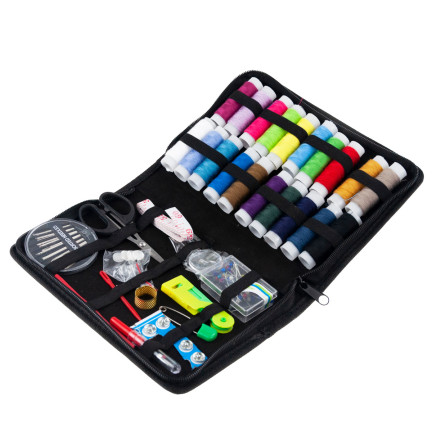 TG63649 SCHNEIDER-KIT NÄHWERKZEUG-ZUBEHÖR XL-FADEN-NADELN Lineal + Etui