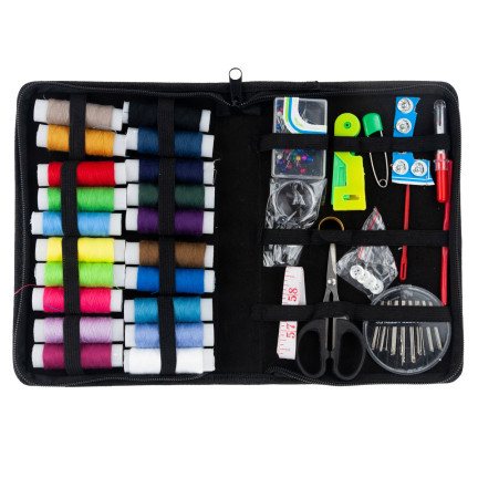 TG63649 SCHNEIDER-KIT NÄHWERKZEUG-ZUBEHÖR XL-FADEN-NADELN Lineal + Etui