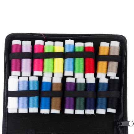 TG63649 SCHNEIDER-KIT NÄHWERKZEUG-ZUBEHÖR XL-FADEN-NADELN Lineal + Etui