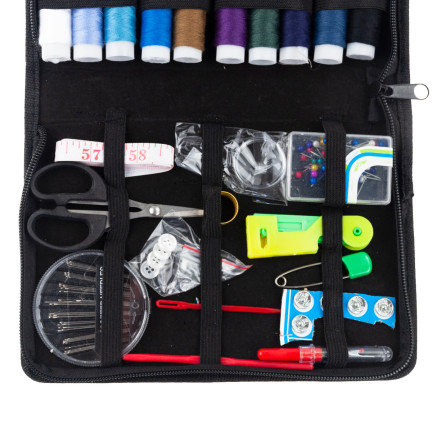 TG63649 SCHNEIDER-KIT NÄHWERKZEUG-ZUBEHÖR XL-FADEN-NADELN Lineal + Etui