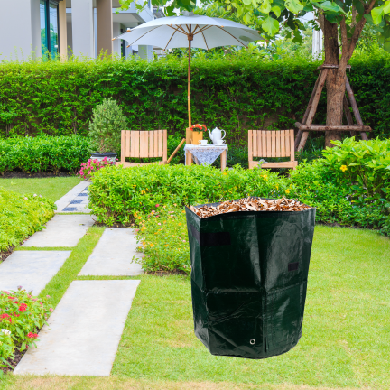 TG63741 Gartensack für Kompost, Abfall und Bepflanzung mit Tragegriff, 35 x 45 cm