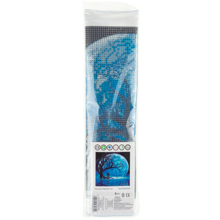 TG64203-16 DIAMANT-STICKEREI MALEREI 3D MOND
