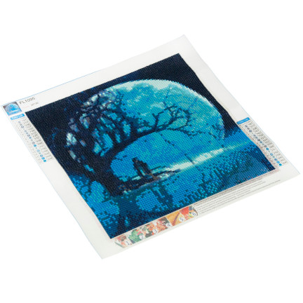 TG64203-16 DIAMANT-STICKEREI MALEREI 3D MOND