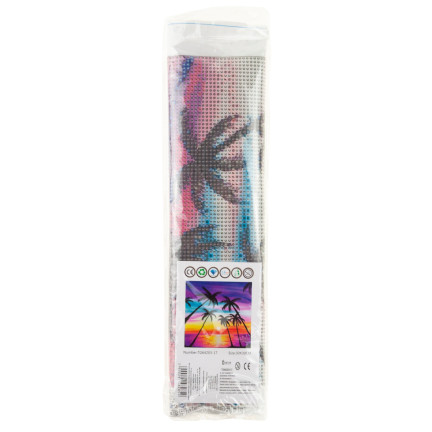 TG64203-17 DIAMANT-STICKEREI PALME MALEREI 3D DIAMANT MALEREI