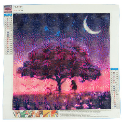 TG64203-1 DIAMANT EMBROider Diamant Malerei Diamant Mosaik Baum Set 5D