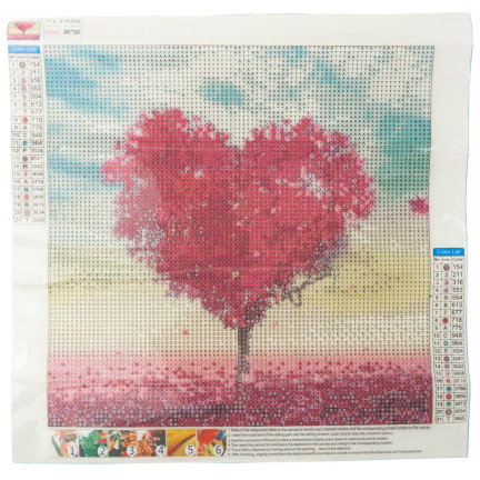 TG64203-2 STICKEREI DIAMANT MALEREI 3D DIAMANT HERZ MOSAIK DIAMANT MALEREI LIEBE