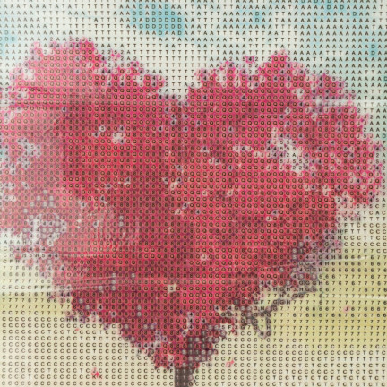 TG64203-2 STICKEREI DIAMANT MALEREI 3D DIAMANT HERZ MOSAIK DIAMANT MALEREI LIEBE
