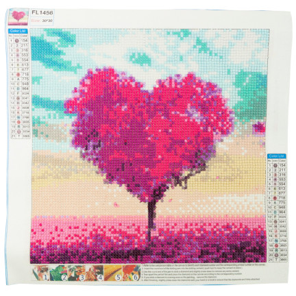 TG64203-2 STICKEREI DIAMANT MALEREI 3D DIAMANT HERZ MOSAIK DIAMANT MALEREI LIEBE