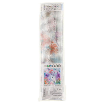 TG64203-3 DIAMANT-STICKEREI MALEREI 3D EINHORN