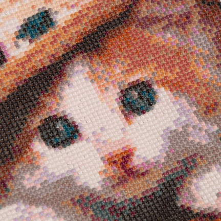 TG64203-5 DIAMANT-STICKEREI KITTY KATZE 3D MALEREI