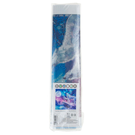 TG64203-6 DIAMANT-STICKEREI WÖLFE 3D DIAMANT MALEREI BILD