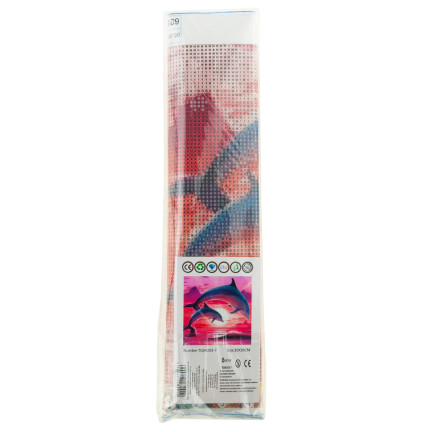 TG64203-7 DIAMANT-STICKEREI MALEREI 3D DELPHINE