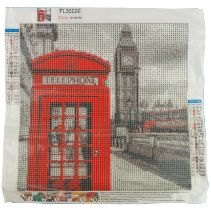 TG64203-8 DIAMANTSTICKEREI 3D LONDONER DIAMANTENMALEREI
