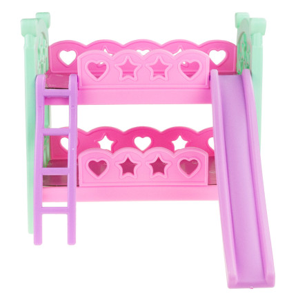 TG64205 PUPPEN ETAGENBETT LEITER SCHIEBE SPIELZEUG DOPPELT ZWILLINGE