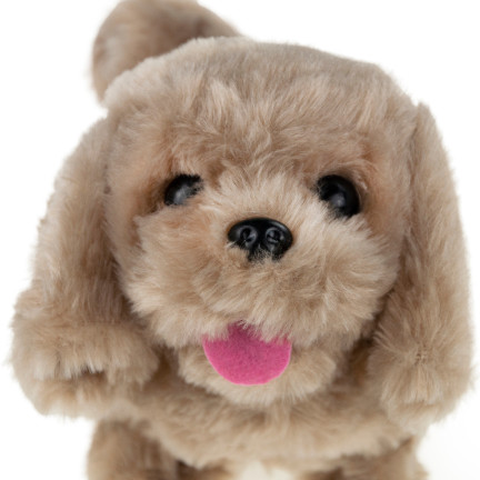 TG64208-4 Interaktiver Hund, läuft und bellt, Welpe, dunkelbraun