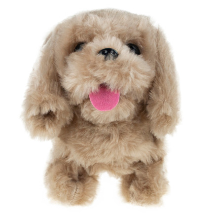 TG64208-4 Interaktiver Hund, läuft und bellt, Welpe, dunkelbraun