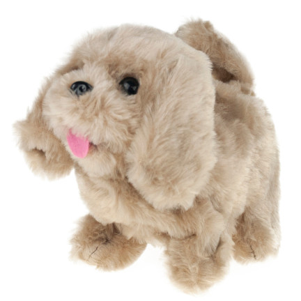 TG64208-4 Interaktiver Hund, läuft und bellt, Welpe, dunkelbraun