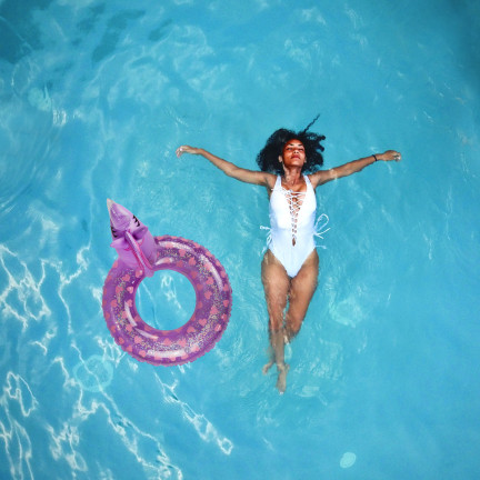 TG64238 AUFBLASBARE SCHWIMMEN KREIS PONY ROSA KREIS