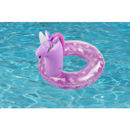 TG64238 AUFBLASBARE SCHWIMMEN KREIS PONY ROSA KREIS