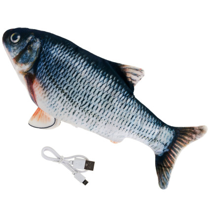 TG64361 Elektrisches springendes Fischspielzeug für Katzen