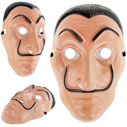 TG64369 Halloween Hausmaske SALVADOR DALI LA CASA DE PAPEL Überfall aus dem Film