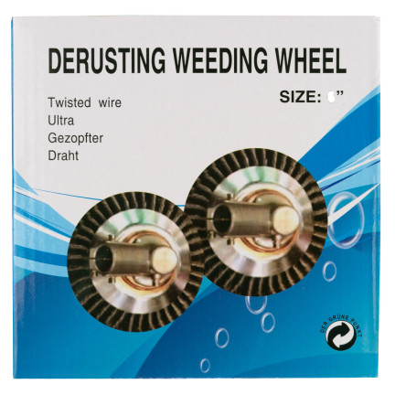 TG64409 Drahtbürste für Motorsense, Bürstenkopf für Pflastersteine auf Gehwegen