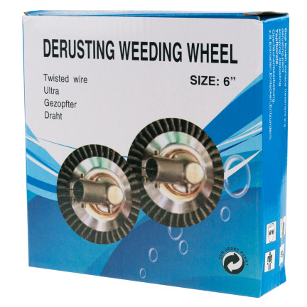 TG64409 Drahtbürste für Motorsense, Bürstenkopf für Pflastersteine auf Gehwegen