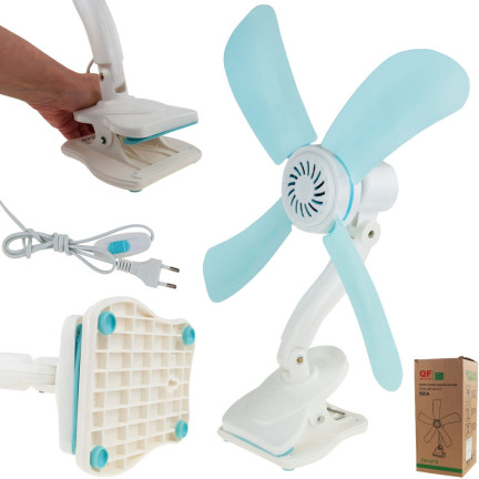 TG64412 AUFSTECKBARER TISCHVENTILATOR BÜROVENTILATOR ENGLISCH