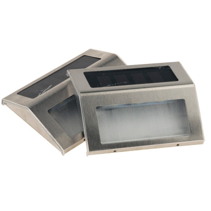 TG64419 HALOGENLAMPE SOLAR LED WANDLAMPE DÄMMERUNGSSENSOR 2PCS FASSADENPANEL