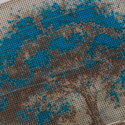 TG64203-14 DIAMANT EMBROiderie Diamant Malerei Diamant Baum Mosaik BLAU 5D